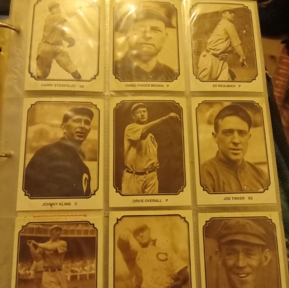 Baseball card collectibles